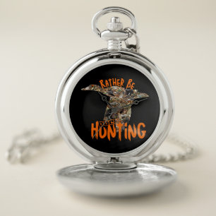 I'd Rather be Duck Hunting Men's Pocket Watch