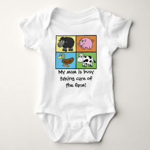 I'd Rather be Farming! (virtual farming) Baby Bodysuit