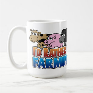 I'd Rather be Farming! (Virtual Farming) Coffee Mug
