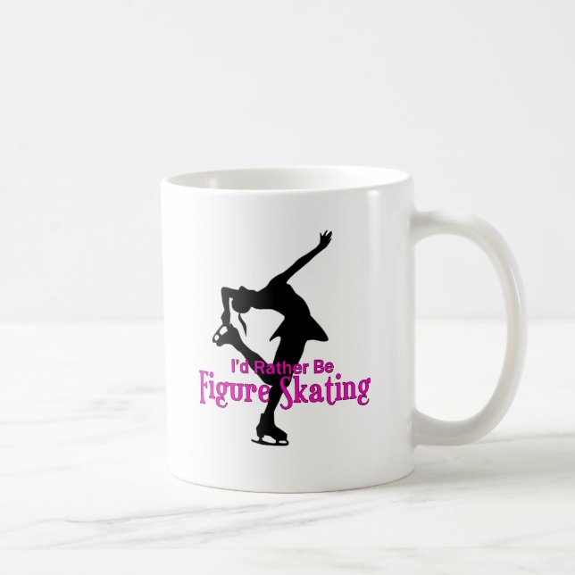 "I'd Rather Be Figure Skating" Coffee Mug (Right)