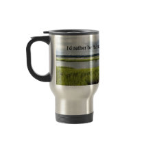 I'd rather be fishing 15 oz Stainless Travel Mug