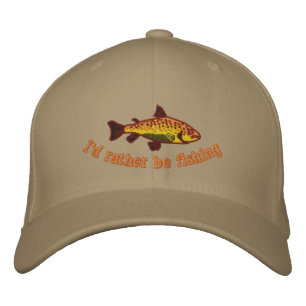 I'd Rather be Fishing Cap