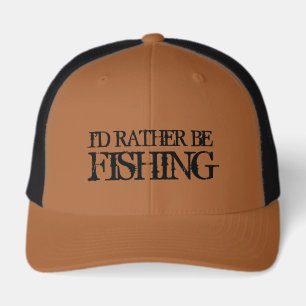 I'd rather be fishing funny cap for retired men