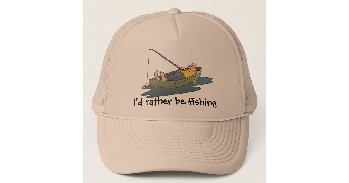 Checks Nylon Fishing Hat in Marigold