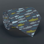 I'd Rather Be Fishing Tie<br><div class="desc">Inspired by life growing up on a fish hatchery in Idaho, this tie is the perfect gift for your outdoorsy guy! It might make them leave work early and head out to grab their fly rod!</div>