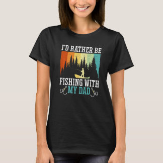 I'd Rather Be Fishing Vintage Fishermen T-Shirt