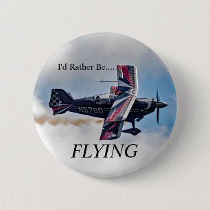I'd Rather Be FLYING Button