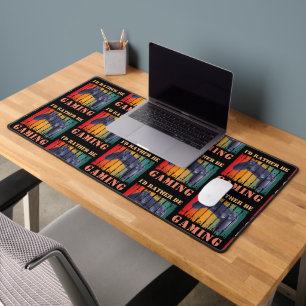 I'D RATHER BE GAMING DESK MAT