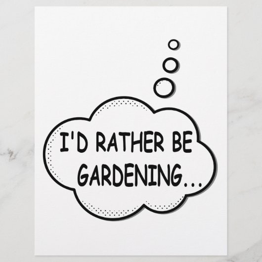 I'd Rather Be Gardening (Front)
