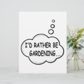 I'd Rather Be Gardening (Standing Front)