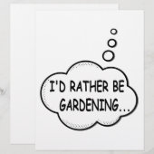 I'd Rather Be Gardening (Front/Back)