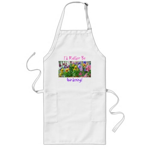 Id Rather Be Gardening Apron