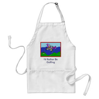 I'd Rather Be Golfing Apron