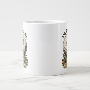 Id Rather Be Golfing  Giant Coffee Mug