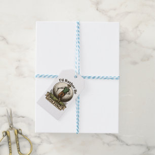 Id Rather Be Golfing  Gift Tags