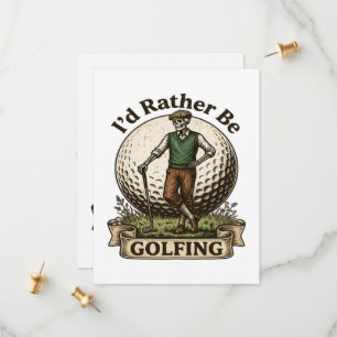 Id Rather Be Golfing  Save The Date
