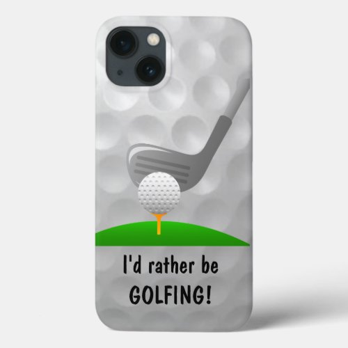 Id rather be golfing Smartphone Case