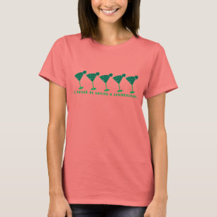 I'd rather be having a shamrocktini. T-Shirt