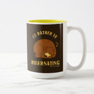 I'd Rather Be Hibernating Two-Tone Coffee Mug
