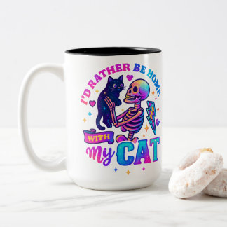 I'd Rather Be Home.... Two-Tone Coffee Mug