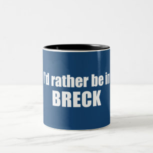 I'd Rather Be In Breckenridge Colorado Two-Tone Coffee Mug
