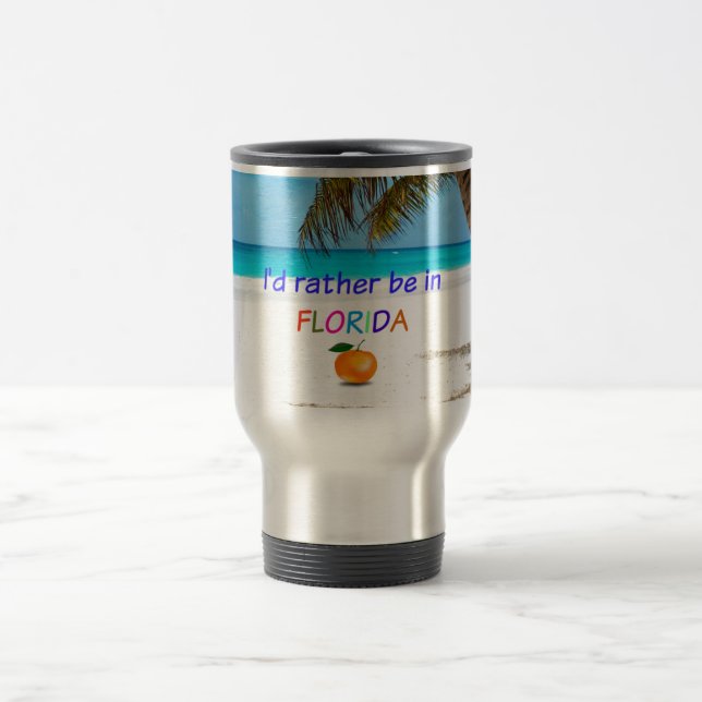 I'd Rather Be in Florida Two-Tone Coffee Mug (Center)