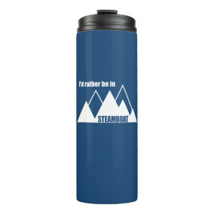 I'd Rather Be In Steamboat Springs Colorado Mounta Thermal Tumbler