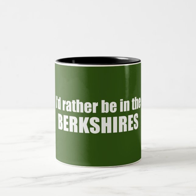 I'd Rather Be In The Berkshires Two-Tone Coffee Mug (Center)