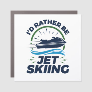 I'd Rather Be Jet Skiing Car Magnet