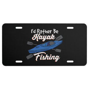 Fishing License Plates