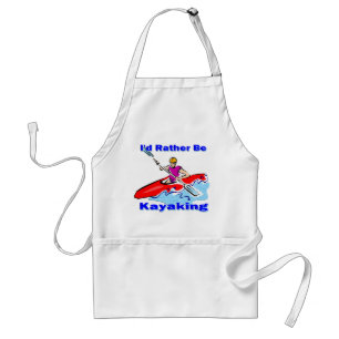 I'd Rather Be Kayaking 1 Adult Apron
