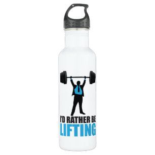 I'd Rather Be Lifting - Bodybuilding Stainless Steel Water Bottle