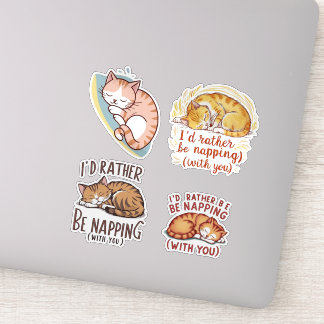 I'd Rather Be Napping With You Collection Sticker