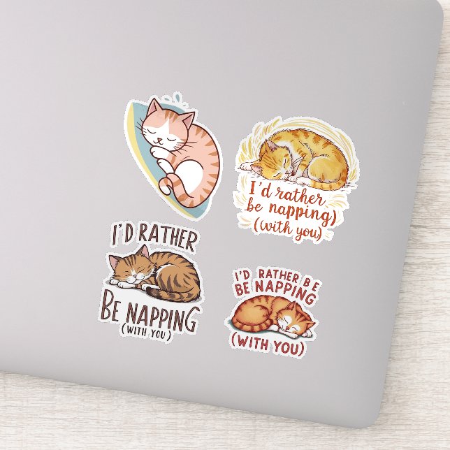 I'd Rather Be Napping With You Collection Sticker (Detail)