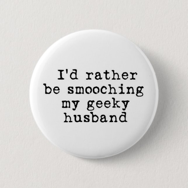 I'd rather be... pinback button (Front)