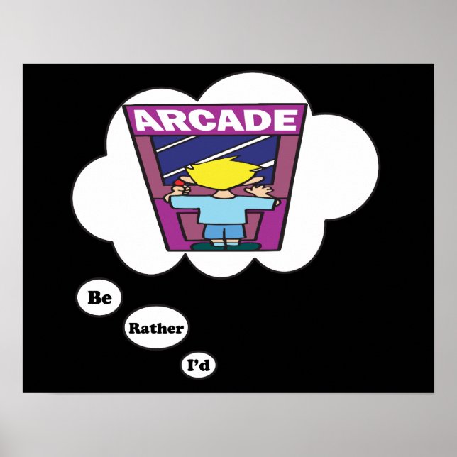 I'd rather be playing Arcade Games 2 Poster (Front)