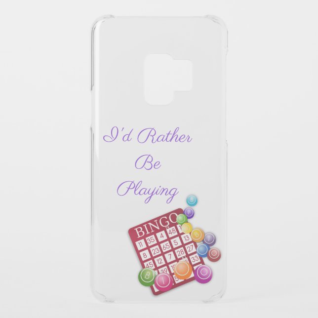I'd Rather be Playing BINGO Uncommon Samsung Galaxy Case (Back)