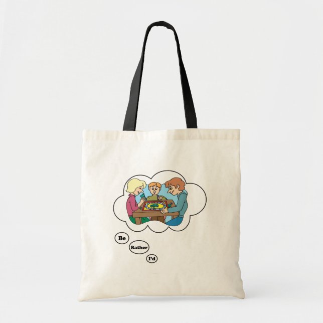 I'd rather be playing Board Games 6 Tote Bag (Front)