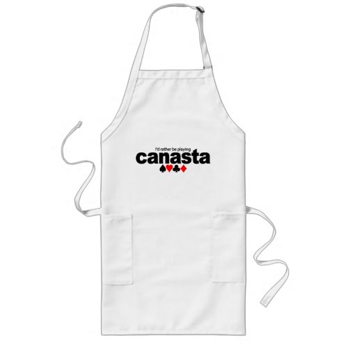Id Rather Be Playing Canasta apron _ choose style
