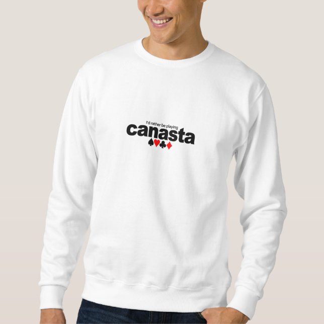 I'd Rather Be Playing Canasta shirt - choose style (Front)
