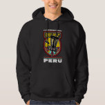I&#39;d Rather Be Playing Disc Golf in Peru Funny Golf Hoodie
