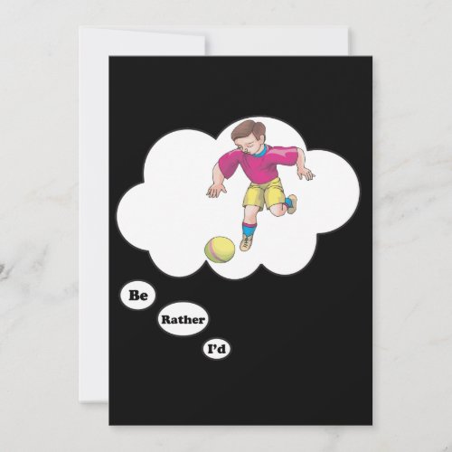 I'd rather be playing Kickball Personalized Announcements