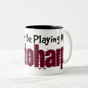 I'd Rather Be Playing My Autoharp Two-Tone Coffee Mug