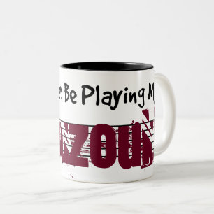 I'd Rather Be Playing My Bouzouki Two-Tone Coffee Mug