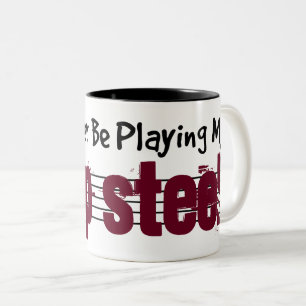 I'd Rather Be Playing My Lap Steel Two-Tone Coffee Mug
