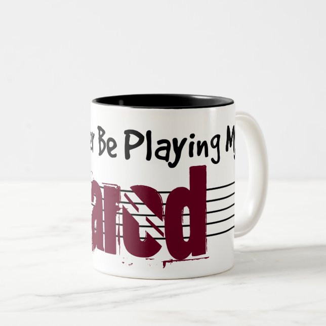 I'd Rather Be Playing My Sarod Two-Tone Coffee Mug (Front Right)