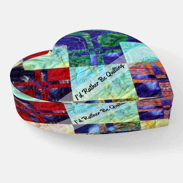 I'd Rather Be Quilting Paperweight (Angled)