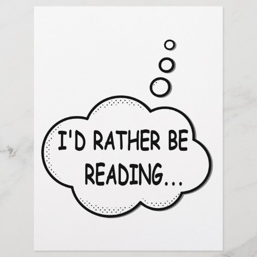 I'd Rather Be Reading (Front)