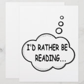 I'd Rather Be Reading (Front/Back)