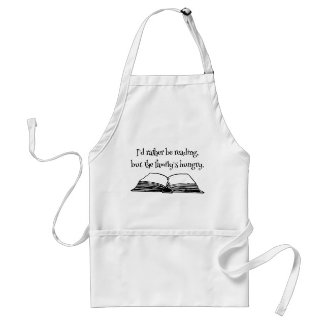 I'd rather be reading apron (Front)